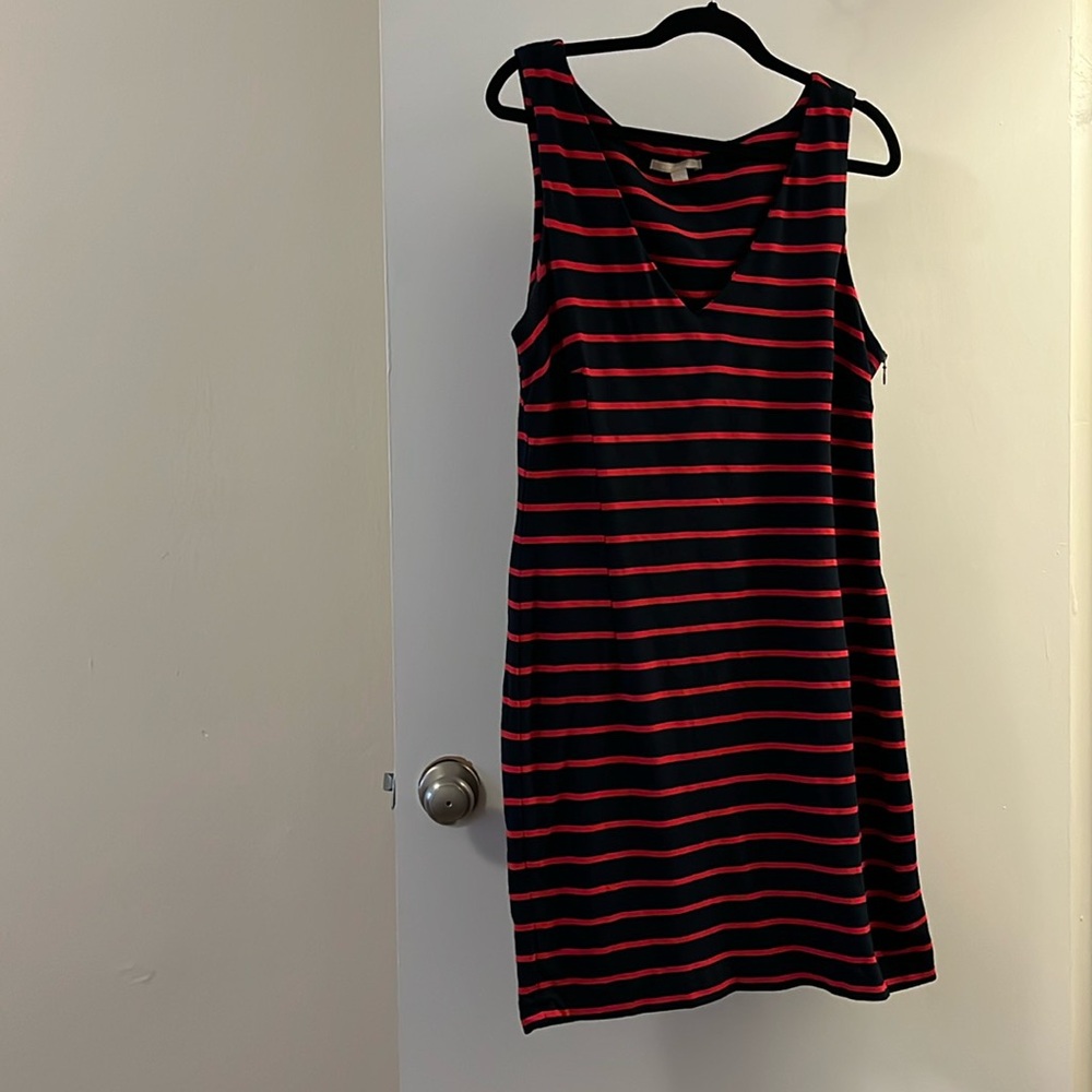 Banana Republic Navy and Red dress size 14
